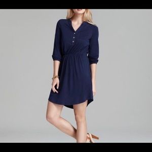 Lilly Pulitzer Becket Dress, Navy, S, 100% cotton